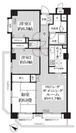 コスモ荻窪ロイヤルコート 2階 間取り図