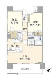 アデニウム新小岩Ⅱ 13階 間取り図