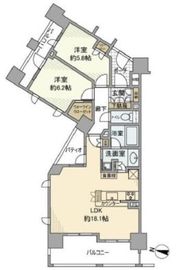 サンクタス本郷 602 間取り図