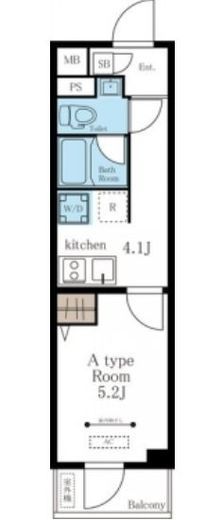 アイディ御殿山ヒルズファースト 501 間取り図