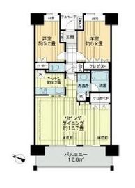 ライオンズステージ西日暮里 15階 間取り図