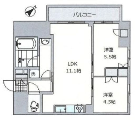 フォルテ荻窪 3階 間取り図
