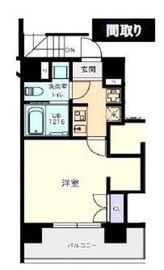 プラティーク日本橋水天宮 401 間取り図
