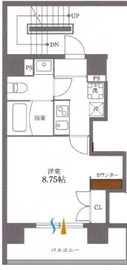 プラティーク日本橋水天宮 802 間取り図