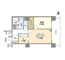 豊洲シエルタワー 27階 間取り図