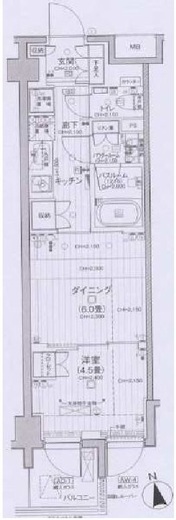 パレステージ文京江戸川橋 3階 間取り図