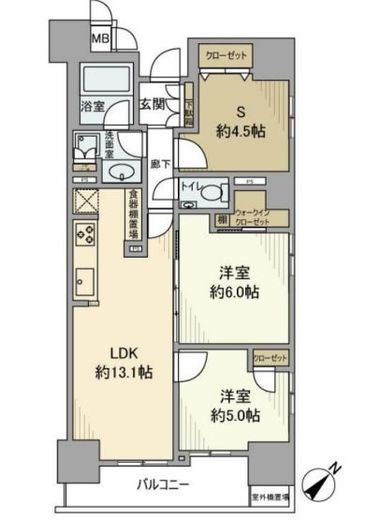 グレーシア日本橋馬喰町 10階 間取り図