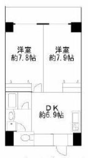 ヒューリックレジデンス参宮橋 109 間取り図