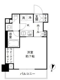 JP noie 亀戸 (ジェーピーノイエ亀戸) 5階 間取り図