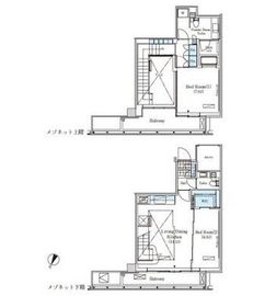 メルクマール京王笹塚レジデンス 2015 間取り図