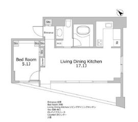 ブランズ赤坂 902 間取り図