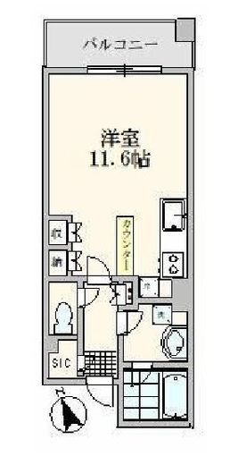 シンフォニーシティ荻窪 4階 間取り図