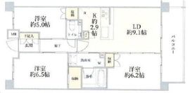 リビオ荻窪レジデンス 2階 間取り図