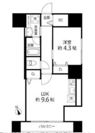 T's garden東陽町 (ティーズガーデン東陽町) 102 間取り図