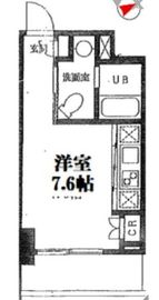 カスタリア門前仲町2 304 間取り図