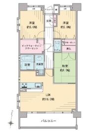 クレストフォルム青砥グランデッツァ 7階 間取り図