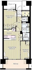 グランドメゾン江古田の杜 3階 間取り図