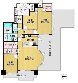 サンクタス大島EX 9階 間取り図