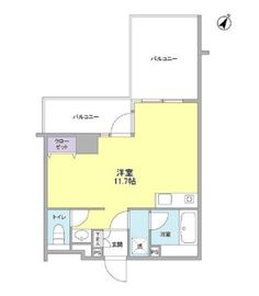 セントラル白楽 506 間取り図