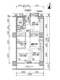 東雲キャナルコートCODAN 18-710 間取り図