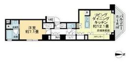ベルジェンド西日暮里グランセルサス 2階 間取り図