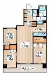 パークシティ国分寺 7階 間取り図