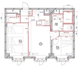赤坂ベルゴ 6階 間取り図