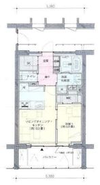 アトラス青山レジデンシャル 6階 間取り図