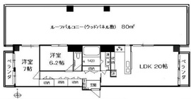 秀和六本木レジデンス 4階 間取り図