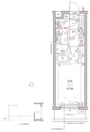 クレイシアIDZ祐天寺Ⅱ 1階 間取り図