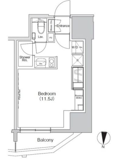 ザ・パークハビオ亀戸 902 間取り図