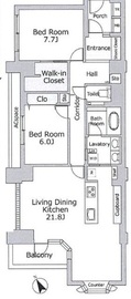 ロワヴェール表参道 4階 間取り図