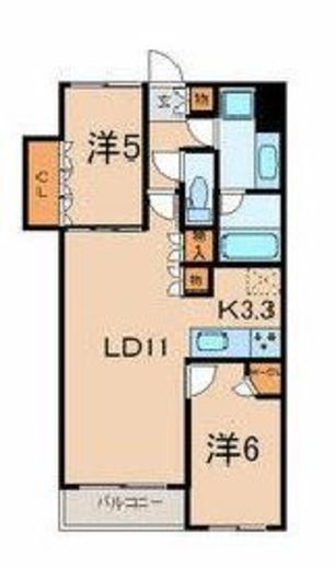 ウィルローズ日本橋レジデンス 3階 間取り図