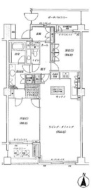 ミュゼダール御殿山 2階 間取り図