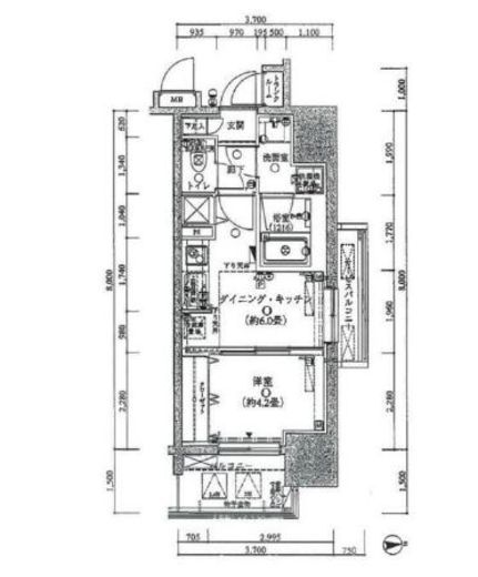 アークプラザ西日暮里 3階 間取り図
