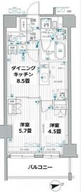 デュオステージ大山 10階 間取り図
