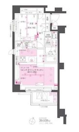ZOOM渋谷笹塚Second 4階 間取り図