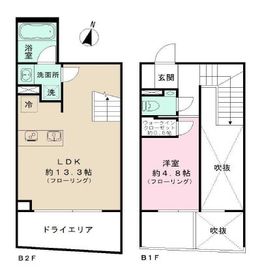 IPSE代々木上原DLX (イプセ代々木上原ディーエルエックス) 102 間取り図