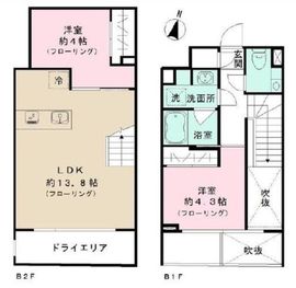 IPSE代々木上原DLX (イプセ代々木上原ディーエルエックス) 103 間取り図