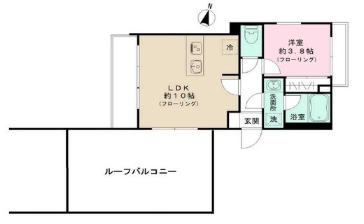IPSE代々木上原DLX (イプセ代々木上原ディーエルエックス) 401 間取り図