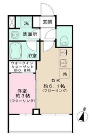 IPSE代々木上原DLX (イプセ代々木上原ディーエルエックス) 205 間取り図