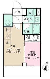 IPSE代々木上原DLX (イプセ代々木上原ディーエルエックス) 204 間取り図