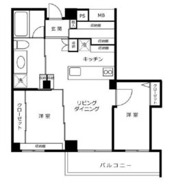 南平台ハウス 4階 間取り図