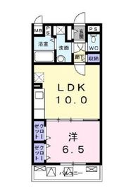クレイオ三田 202 間取り図