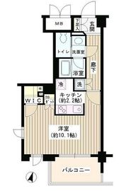 アゼリアテラス新宿 4階 間取り図