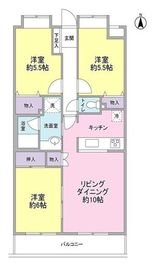 アトラス富ヶ谷 302 間取り図