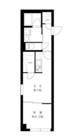 LEGALAND白金ANNEX (リーガランド白金アネックス) 201 間取り図