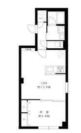 LEGALAND白金ANNEX (リーガランド白金アネックス) 402 間取り図