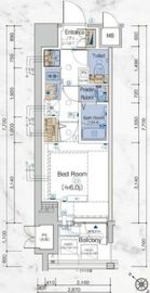 エステムプラザ横濱関内 11階 間取り図