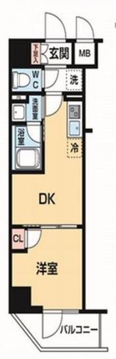 ハーモニーレジデンス大塚山手インサイド 9階 間取り図